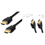 LogiLink Cble hdmi 2.0, fiche mle a - mle A, 2,0 m