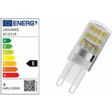 LEDVANCE ampoule LED pin 40 DIM, 4,0 Watt, G9