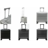 ALUMAXX valise de voyage Overnight, en aluminium, argent