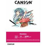 CANSON bloc de dessin GRADUATE Manga, A3