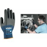 uvex gants de travail phynomic pro, bleu/anthracite, T.10