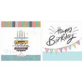SUSY card Carte d'anniversaire "Happy eco B-day Cake"