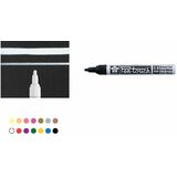 SAKURA marqueur permanent pen-touch Moyen, jaune fluo