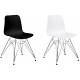 PAPERFLOW chaise visiteur uxstell 1, set de 2, blanc