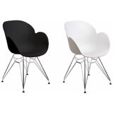 PAPERFLOW chaise visiteur uxstell 2, set de 2, blanc