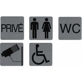EXACOMPTA plaque de signalisation "Handicaps"