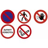 EXACOMPTA hinweisschild "Zutritt verboten", rot/wei