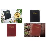 Securit Protge-menus BASIC, A5, bordeaux