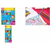 Paper:Mate crayons de couleur Kids Colouring, blister de 12