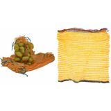 dm-folien Kartoffel-/Obstscke, orange, 10 kg, mit Zugband