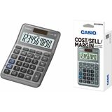 CASIO calculatrice de bureau MS-100F, 10 chiffres, argent
