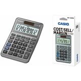 CASIO calculatrice de bureau MS-120F, 12 chiffres, argent