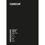 CANSON carnet de croquis GRADUATE DRAWING, 140 x 148 mm