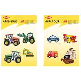 KLEIBER assortiment d'applications "Vehicles 1", 4 motifs