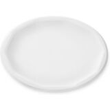 NATURE star Assiette en canne  sucre Etoile, rond, blanc