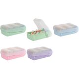 HAN Bote  fiches CROCO, A8, rose pastel/translucide