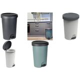 EDA poubelle  pdale Stepy, 27 litres, PP, anthracite