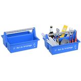allit caisse de transport McPlus carry "Roi bricolage", bleu