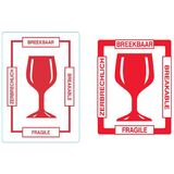 rillprint tiquette d'avertissement "BREAKABLE"