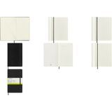 MOLESKINE carnet souple, P/A6, quadrill, noir