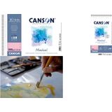 CANSON album papier aquarelle "Montval", 135 x 210 mm, 300 g