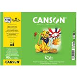 CANSON papier  dessin Kids, A3, 90 g/m2