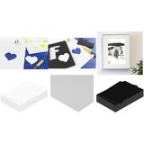 kangaro carton plume, 500 x 700 mm, paisseur: 3 mm, blanc