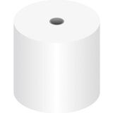 kangaro rouleau de caisse, 76 mm x 46 m x 12 mm, blanc