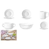Esmeyer assiette  dessert TRIANON, 195 mm, blanc