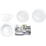 Esmeyer assiette  dessert HEIKE, 190 mm, blanc, set de 6