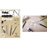 Clairefontaine bloc de papier  dessin Paint'ON Naturel, A3