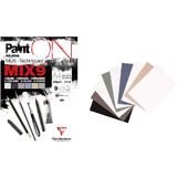 Clairefontaine bloc papier dessin Paint'ON MIX9, A5