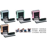 trodat textstempel-set Printy 4911 Typomatic, pastell-blau
