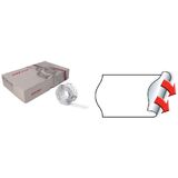 METO tiquette pour tiqueteuse de prix, 26 x 12 mm, blanc