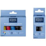 LEFRANC bourgeois Gouache, tui carton de 2 tubes de 20 ml