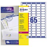 AVERY mini tiquette d'adresse laser, 38,1 x 21,2 mm, blanc