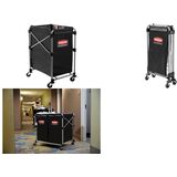 Rubbermaid sac pour chariot pliant X-Cart, 150 litres, noir