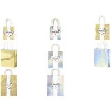 folia sac en papier DOR SCINTILLANT, taille: M