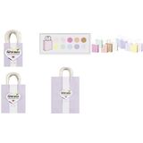folia sac en papier PASTEL, taille: M, assorti