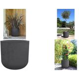 EDA bac  plantes BASALT UP, rond, 385 mm, anthracite