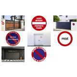 EXACOMPTA panneau de signalisation "Accs interdit"