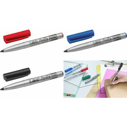 BIC Marqueur permanent Marking POCKET ECOlutions, rouge