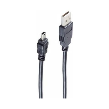 shiverpeaks BASIC-S Mini cble USB 2.0, USB-A - 5 Pol USB-B