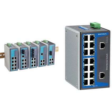 MOXA Switch industriel ethernet non administr, 4 ports