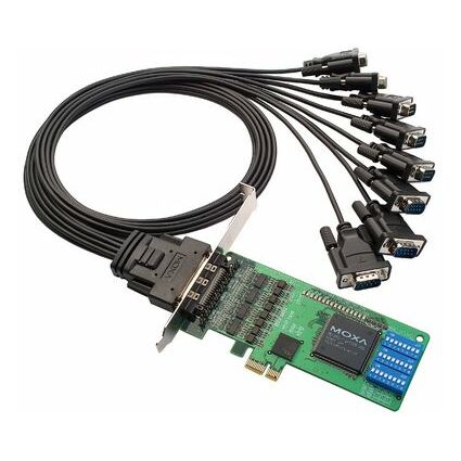 MOXA Carte PCI-Express srielle RS-232, 8 ports