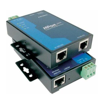 MOXA Serveur Serial Device, 2 ports, RS-232 und RS-422/485