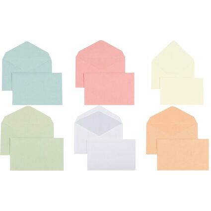 GPV Enveloppes lection, 90 x 140 mm, non gomme, rose