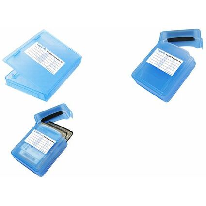 LogiLink Botier de protection pour disques durs 2,5", bleu