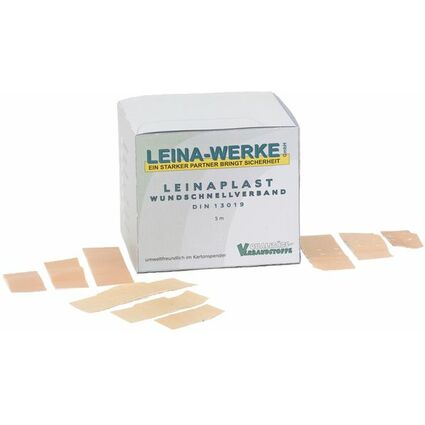 Leina kit de pansement, 10 x 6 cm, lastique, blanc