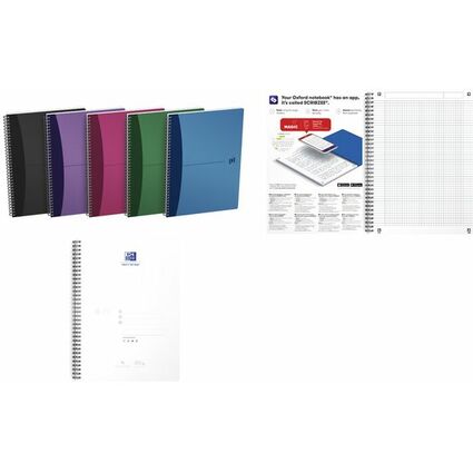 Oxford Office Cahier  spirale, A4, quadrill, 100 pages